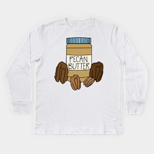 Pecan butter Kids Long Sleeve T-Shirt